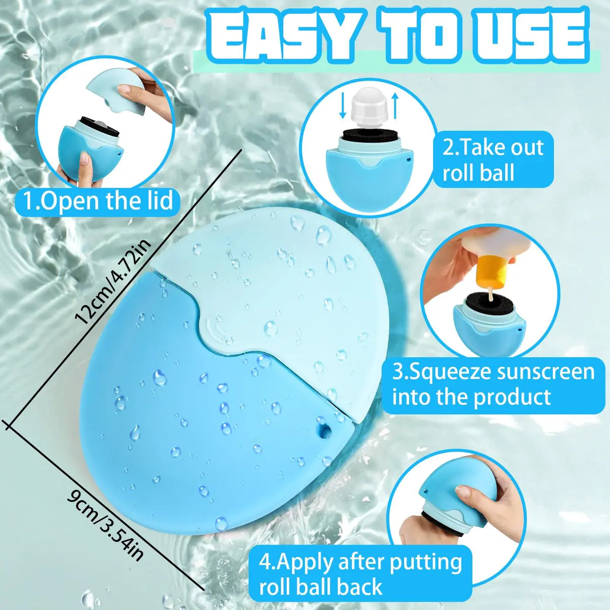 Silicone Sunscreen Applicator